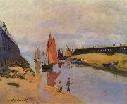 Claude Monet Hafen von Trouville Germany oil painting artist